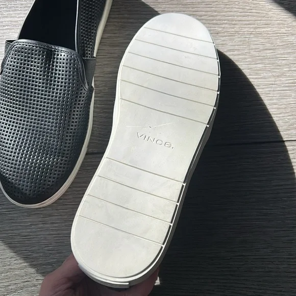 VINCE Perforated Leather Blair Sneaker, NEW. 
Style # 52862 - Picture 11 of 11